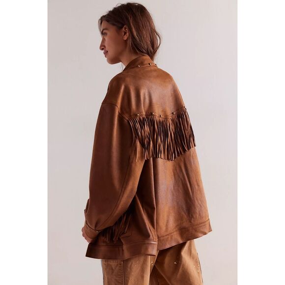 We The Free by Free People Knox Vegan Fringe Jacket - Picture 3 of 9